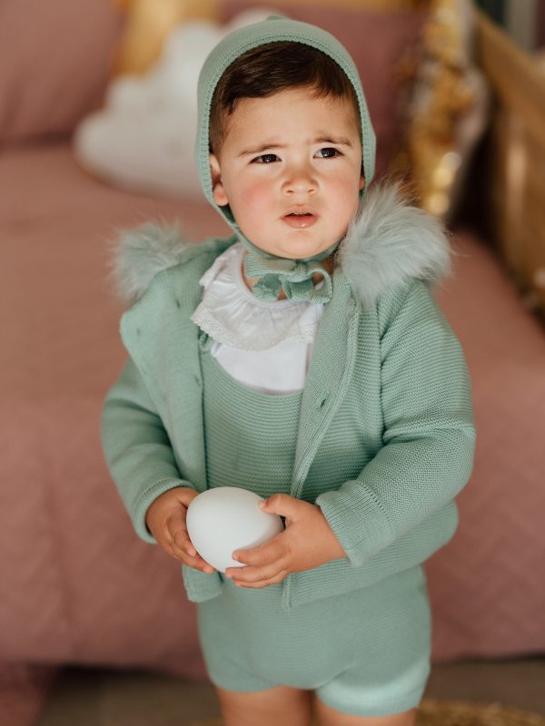 Chaqueta punto con capucha Piopio