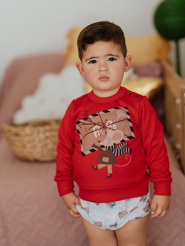 Conjunto Ratoncito Navideño Niño Piopio