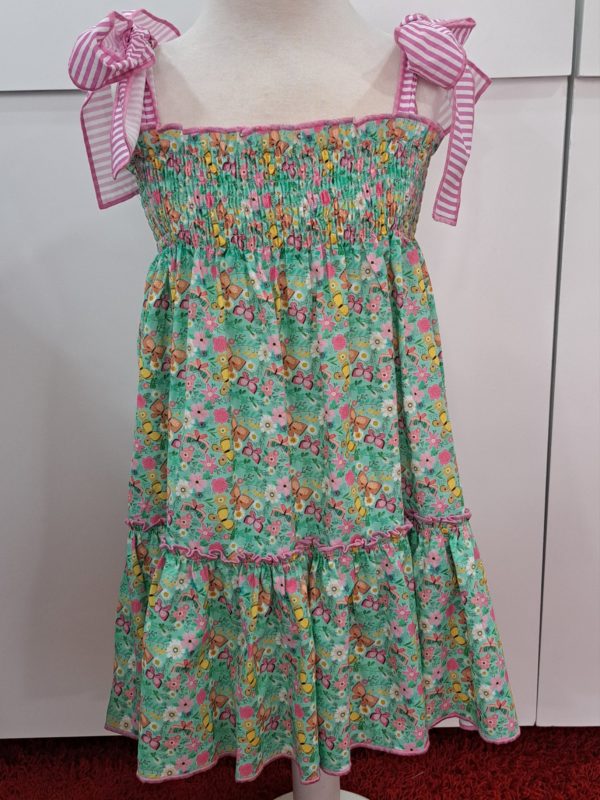 Vestido Liberty Mariposas Mon Petit Bonbon