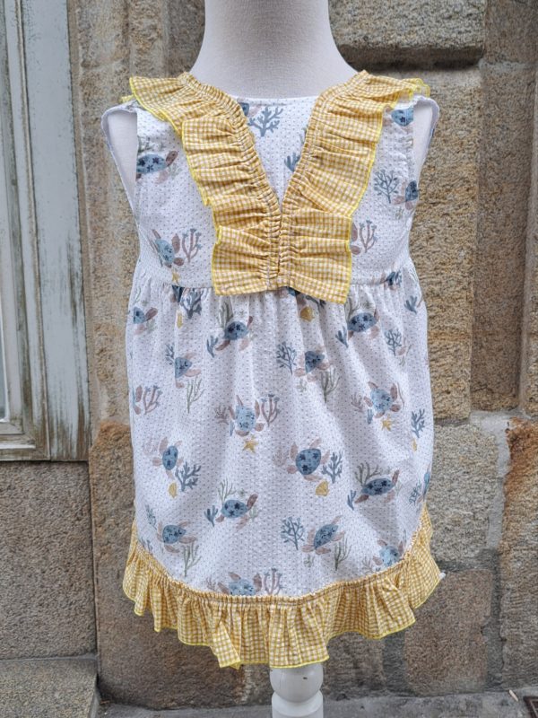 Vestido Fam. Bajo el Mar Coco Acqua