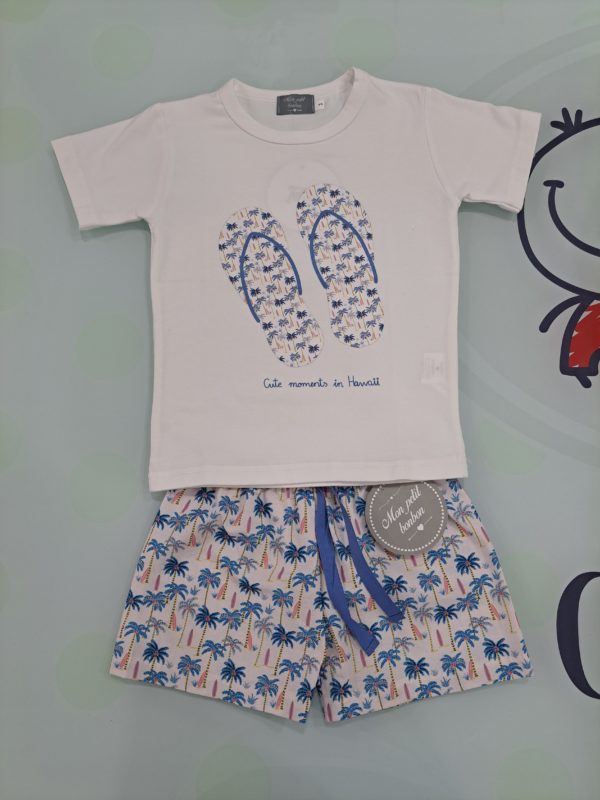 Camiseta Fam. Palmeras Mon Petit Bonbon