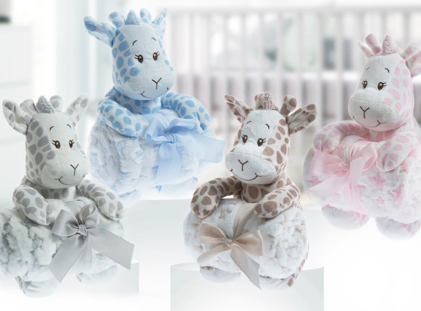 Set Manta + Peluche Jirafa Gamberritos