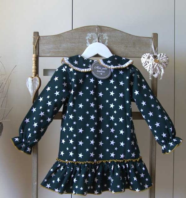 Vestido Estrellas Fam. Pippi Mon Petit Bonbon