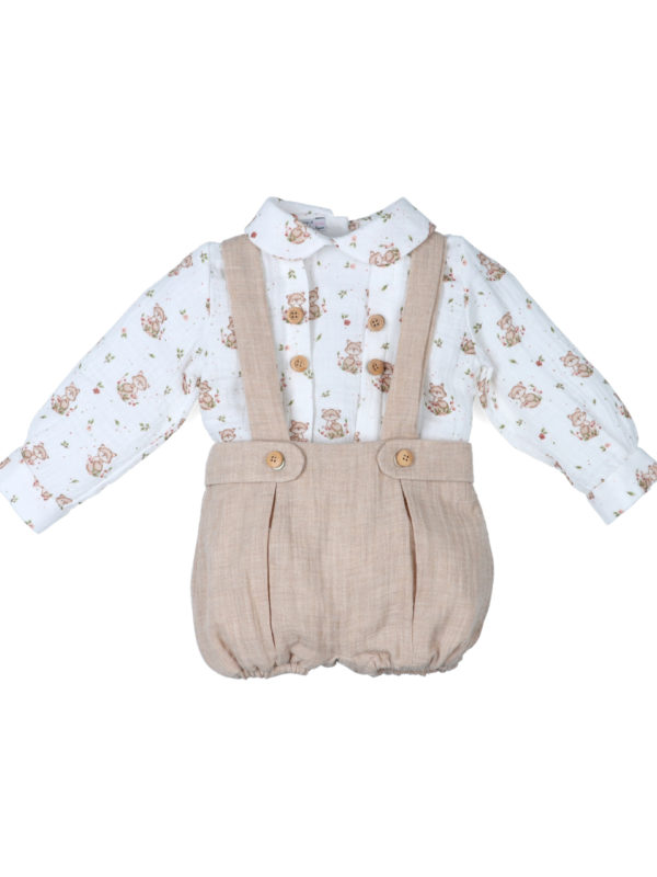 Camisa + Peto Fox & Checks Popys