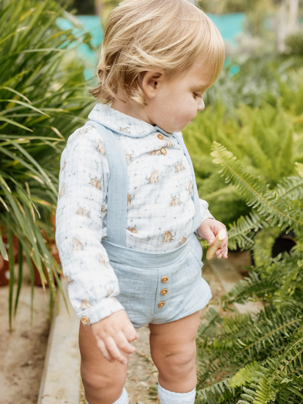 Peto + Camisa Rustic Bears popys