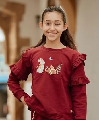 Sudadera Volantes Fam. Cumpleaños Mon Petit Bonbon