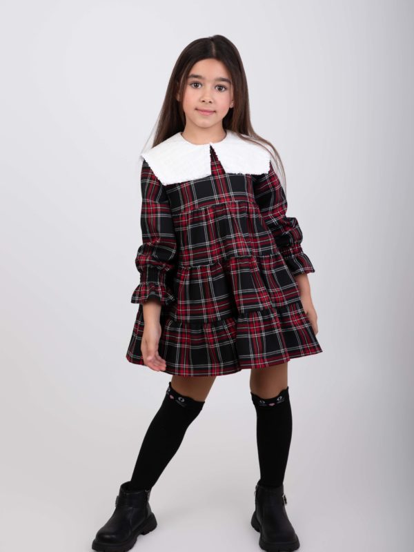 Vestido Cuadros Claudia Vera