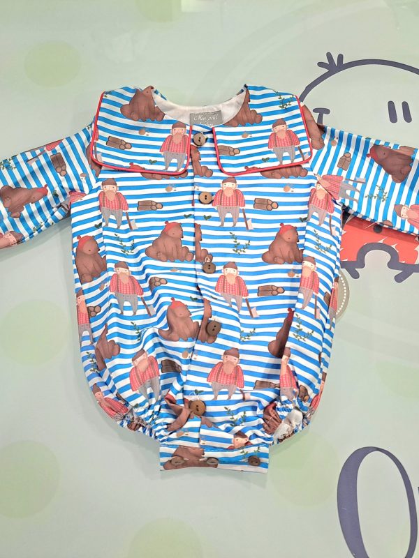 Pelele Unisex Fam. Leñador Mon Petit Bonbon