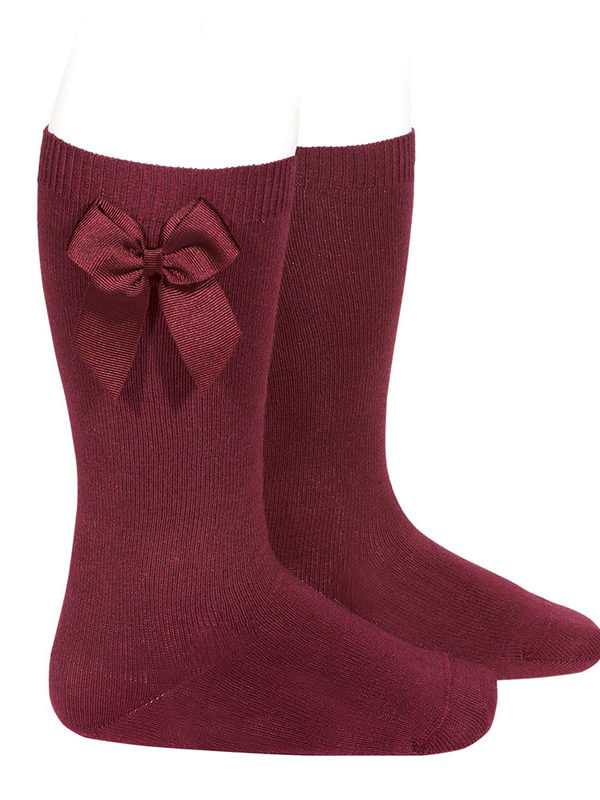 Calcetín Alto Liso C/Lazo Grogrén lateral Condor