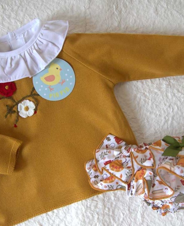Blusa+ Braga Falda + Jersey Tetera Piopio
