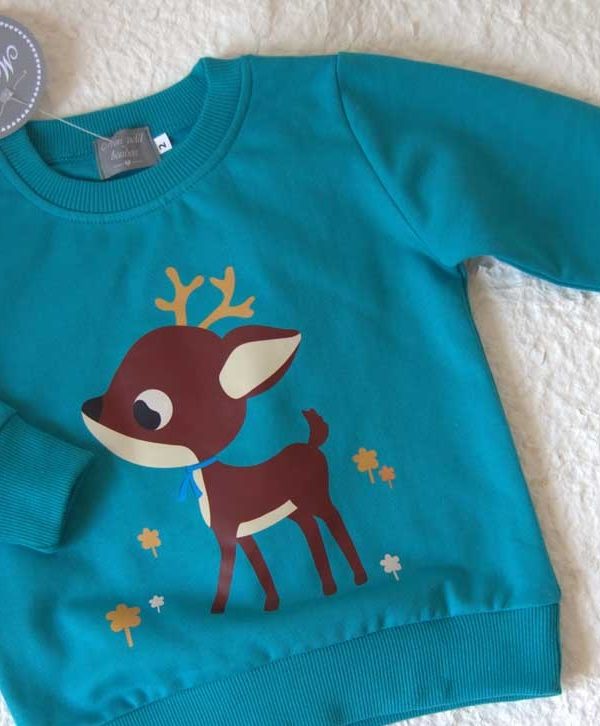 Sudadera Ciervo Mon Petit Bonbon