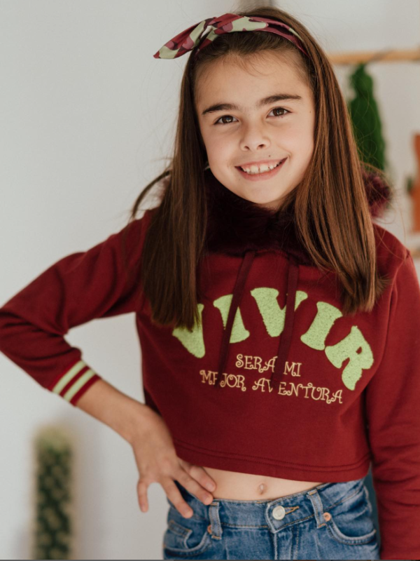 Sudadera Corta Fam. Campanilla Mon Petit Bonbon