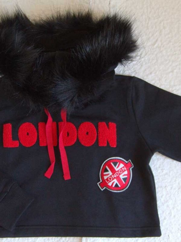 Sudadera Corta London Mon Petit Bonbon