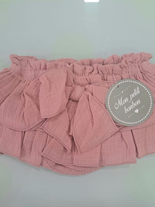 Braga Falda Bambula Fam. Leopardo Mon Petit Bonbon