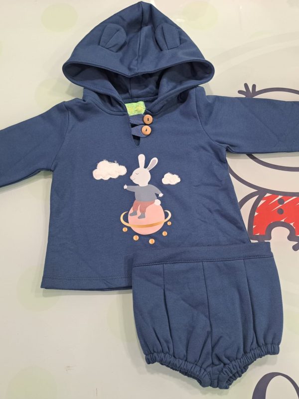 Sudadera + Ranita Conejo Espacial Piopio
