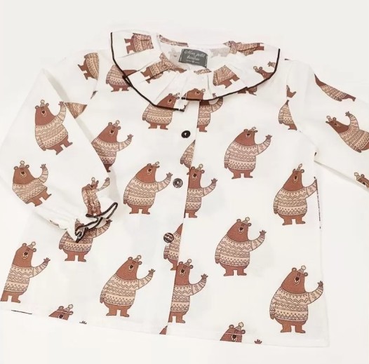 Camisa Oso Mon Petit Bonbon