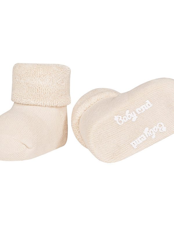 Calcetines peúco para bebé de algodón con puño vuelto y rizo interio Condor