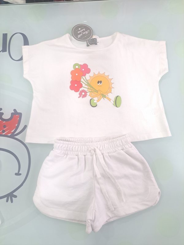 Camiseta + Short Fam. Sun Mon Petit Bonbon
