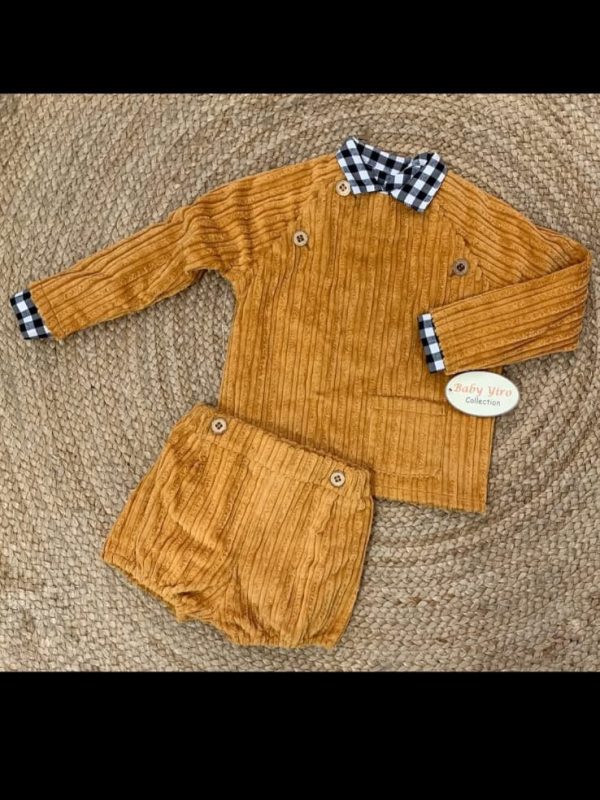 Jersey Mas Short Mostaza Baby Yiro